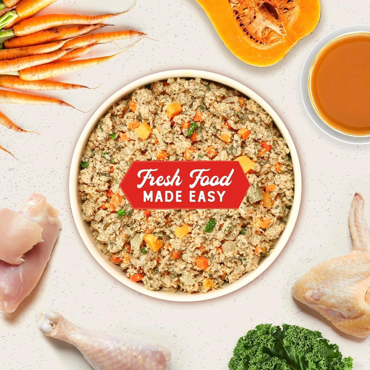 Stella & Chewy's FreshMade Frozen Fresh Grain-Free Chick-a-Lick'n Dog Food, 16-oz Pouch (Pack of 4) - Image 9