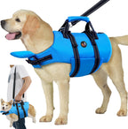 Dogcheer Dog Life Jacket with Back Zipper, High Buoyancy Puppy Swimming Vest, Dog Life Vest for Boating, Reflective Pet Floating Swim Vest PFD for Small Medium Large Dogs-Green,M - Image 9