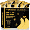 Prenawina 24K Gold Under Eye Patches front box packaging view