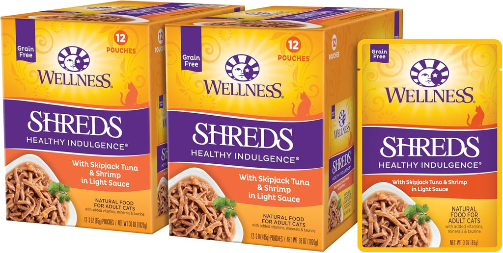 Wellness Healthy Indulgence Gravies Adult Wet Cat Food, Natural, Protein Rich, Grain Free, Tuna and Mackerel Recipe, 3 oz, Pack of 24 Pouches - Image 11