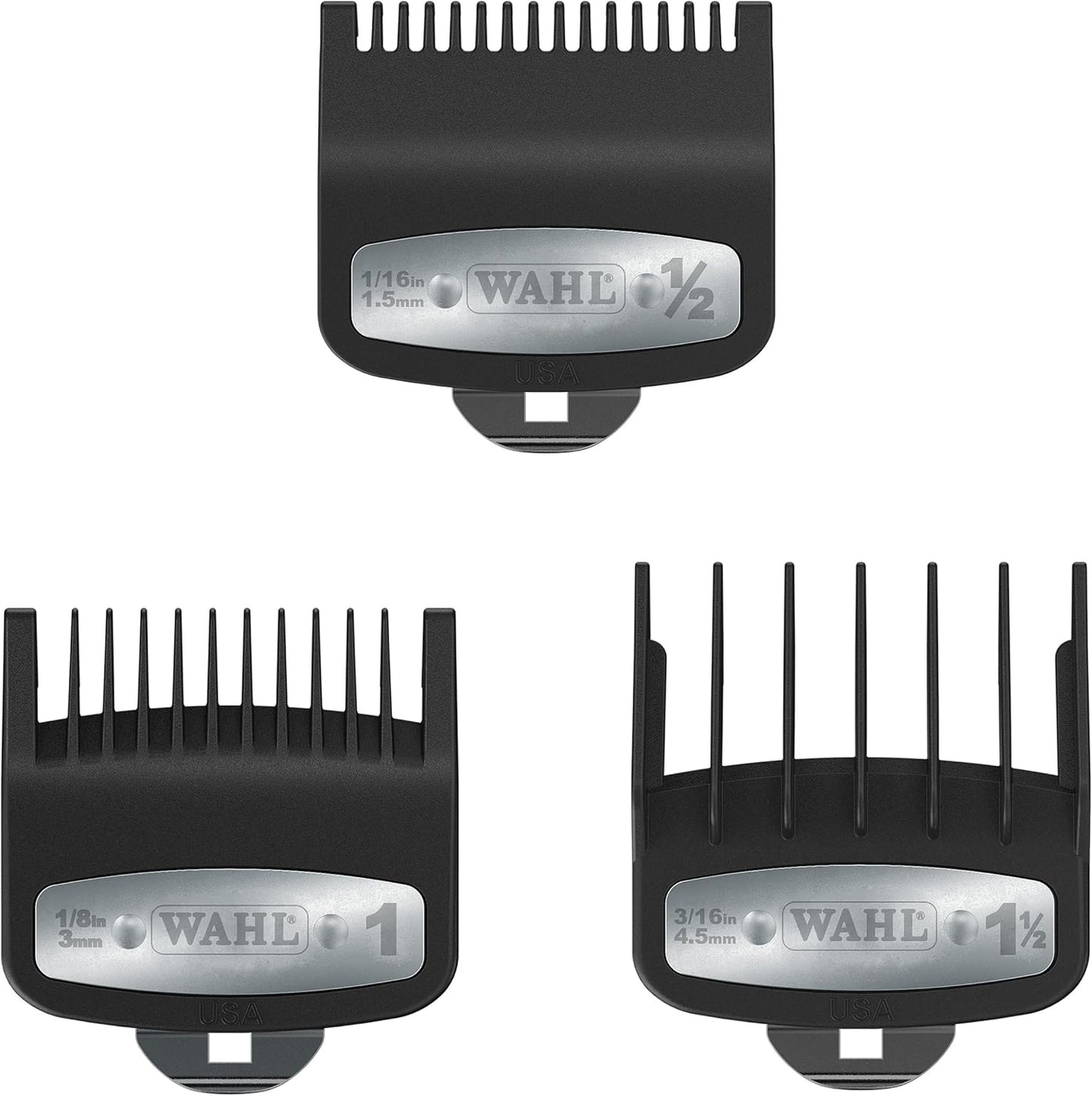 Wahl Professional Premium Guide Comb set front view