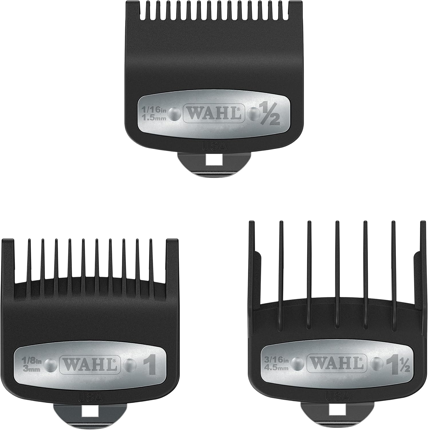 Wahl Professional Premium Guide Comb set front view