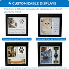 OtterPets pet cremation box with four customizable displays