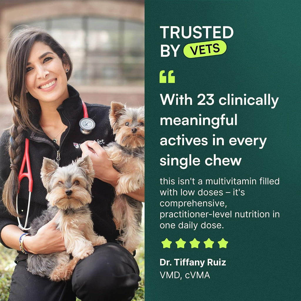 Wuffes dog multivitamin nutritional ingredients panel