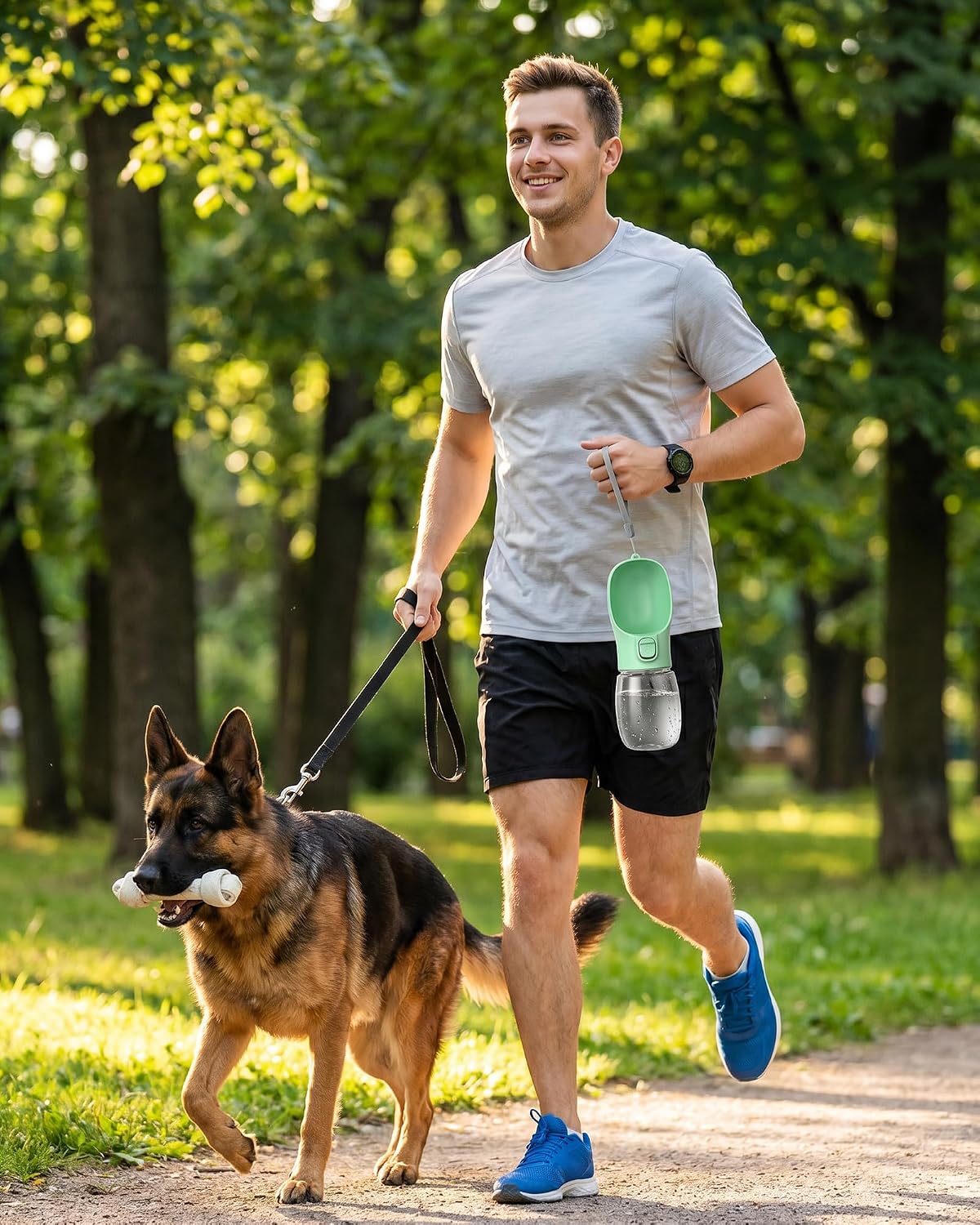 COTOP multi-functional dog water dispenser full product layout