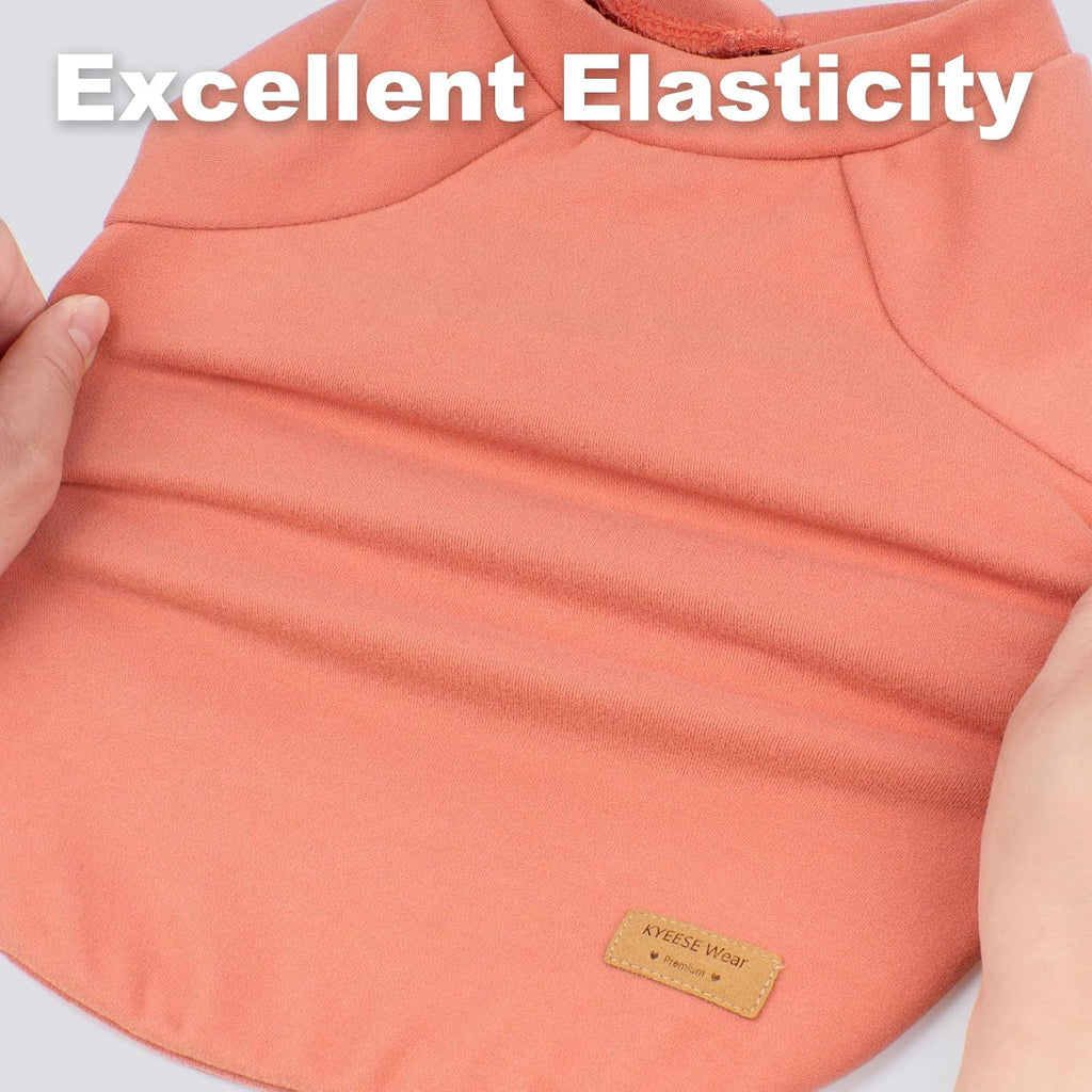 Sleeveless elastic dog apparel pack showcasing fabric stretchability