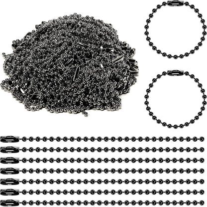 GEKIXUTP metal bead chain loop with secure clasp closure demonstration