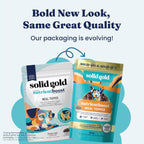 Solid Gold plasma infused gut health dog topper ingredients label