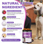 Soft chicken flavored bites for dog incontinence remedy and daily bladder control packaging