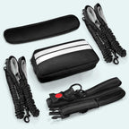 Godyoy authentic USA imported double dog leash set with reflective stitching