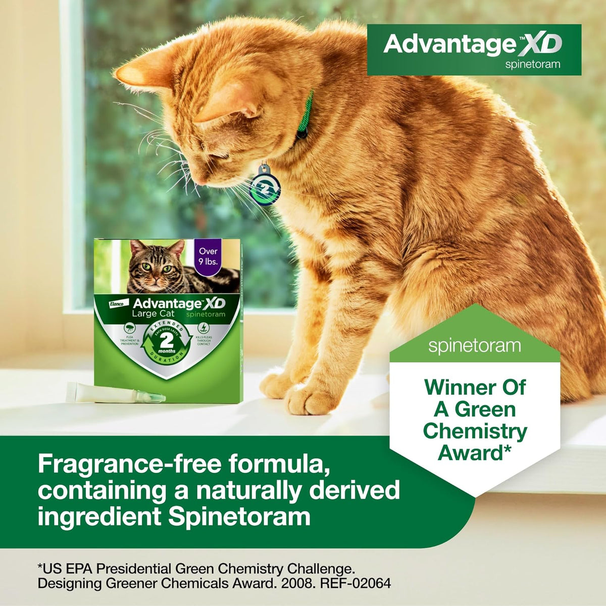 Premium imported pet care flea treatment two applicator doses kit