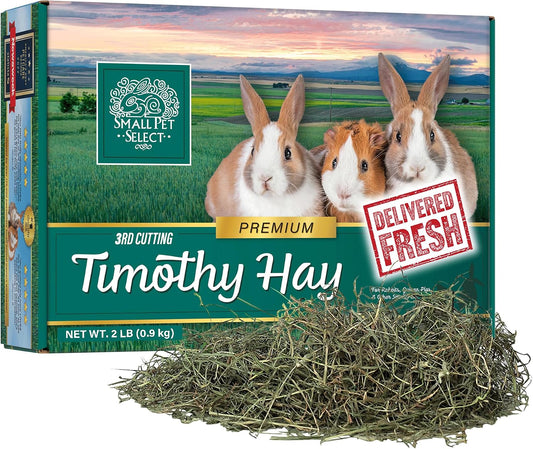 Small Pet Select 3rd Cutting Super Soft Timothy Hay box front view