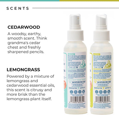 Wondercide - Flea, Tick and Mosquito Spray for Dogs, Cats, and Home - Flea and Tick Killer, Control, Prevention, Treatment - with Natural Essential Oils - 4 oz Lemongrass & Cedarwood 2-Pack - Image 2