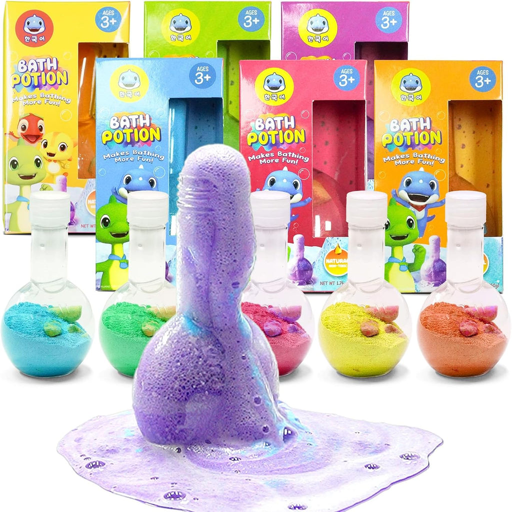 SWCANDY kids bath bomb potion front view packaging
