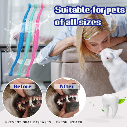 Pet finger toothbrush included in PenVinoo dental kit