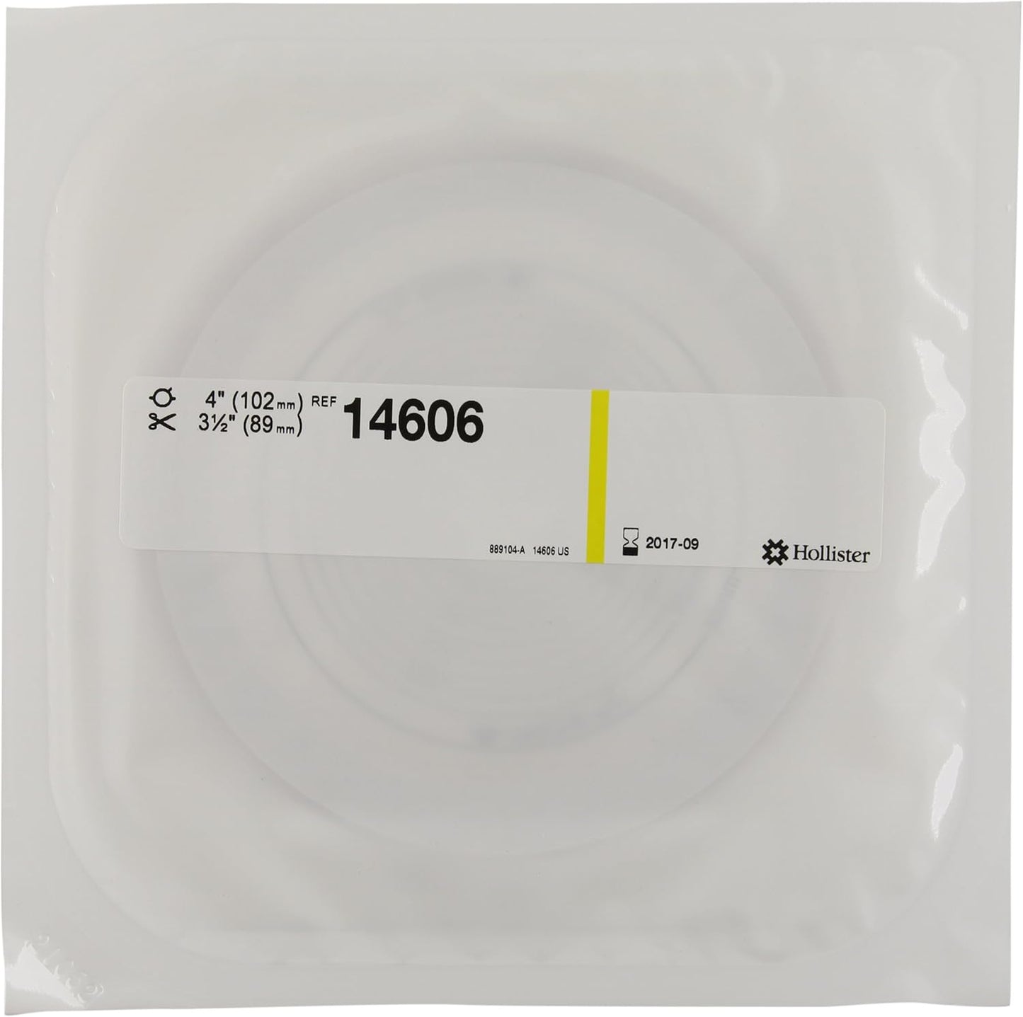Hollister 14606 New Image Flat Flextend Skin Barrier front view medical ostomy supply