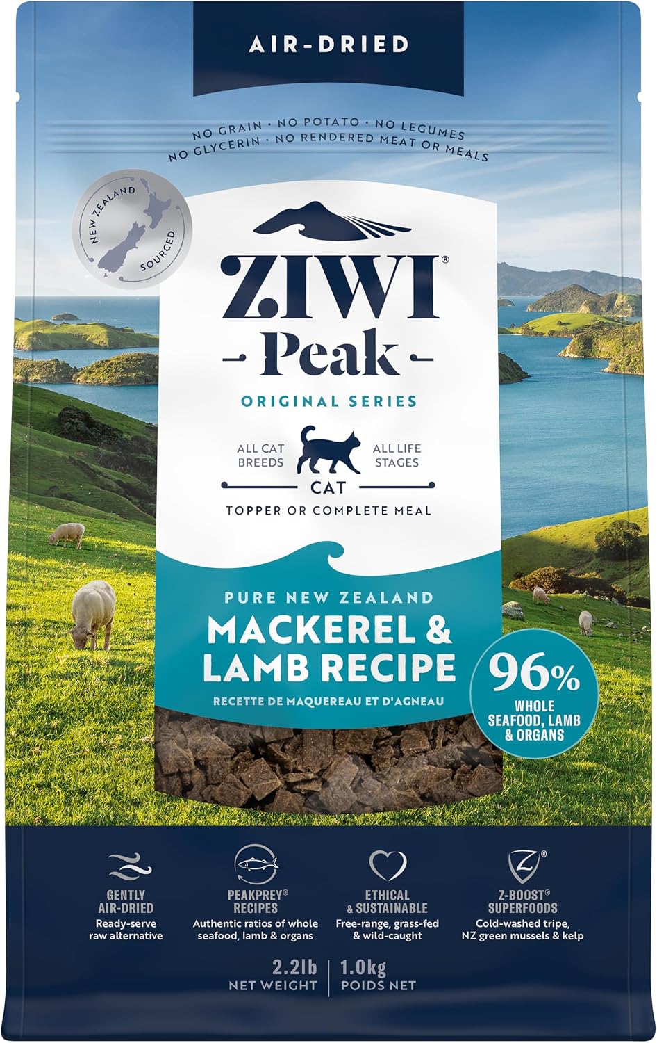 ZIWI Peak Air-Dried Cat Food - Chicken - All Natural, High Protein, Grain Free, Limited Ingredient w/ Superfoods (14oz) - Image 12