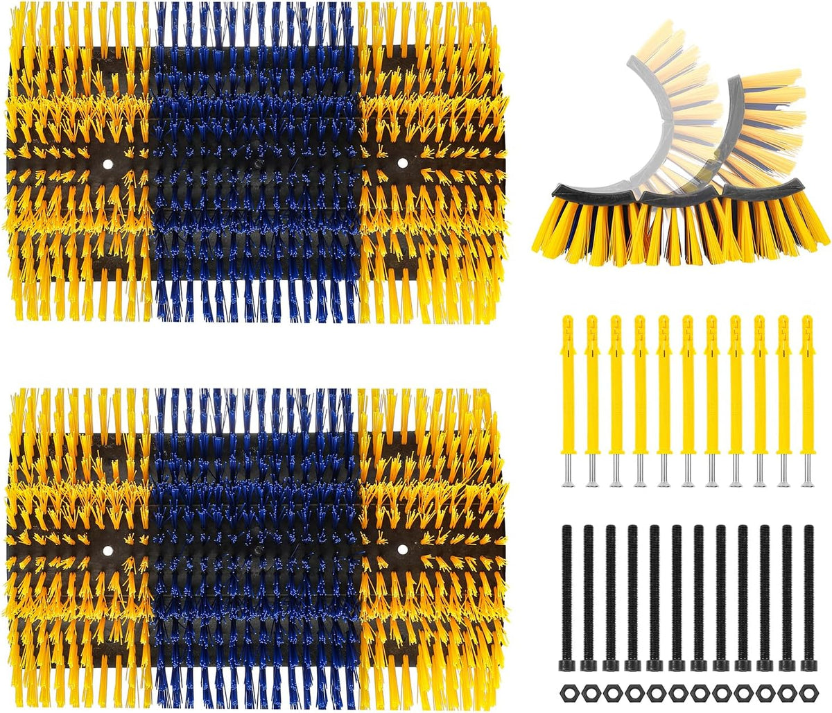 Livestock Scratch Brush, 4Pcs Cattle Scratcher Brush for Grooming, Upgraded Extra Large Horse Brush, Relieve Itching on the Back, Goat Scratcher for Horse, Cow, Pig, Sheep (XL Size Yellow) - Image 9
