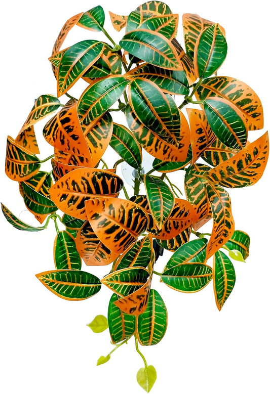 Woyrise reptile terrarium hanging plant vine front view