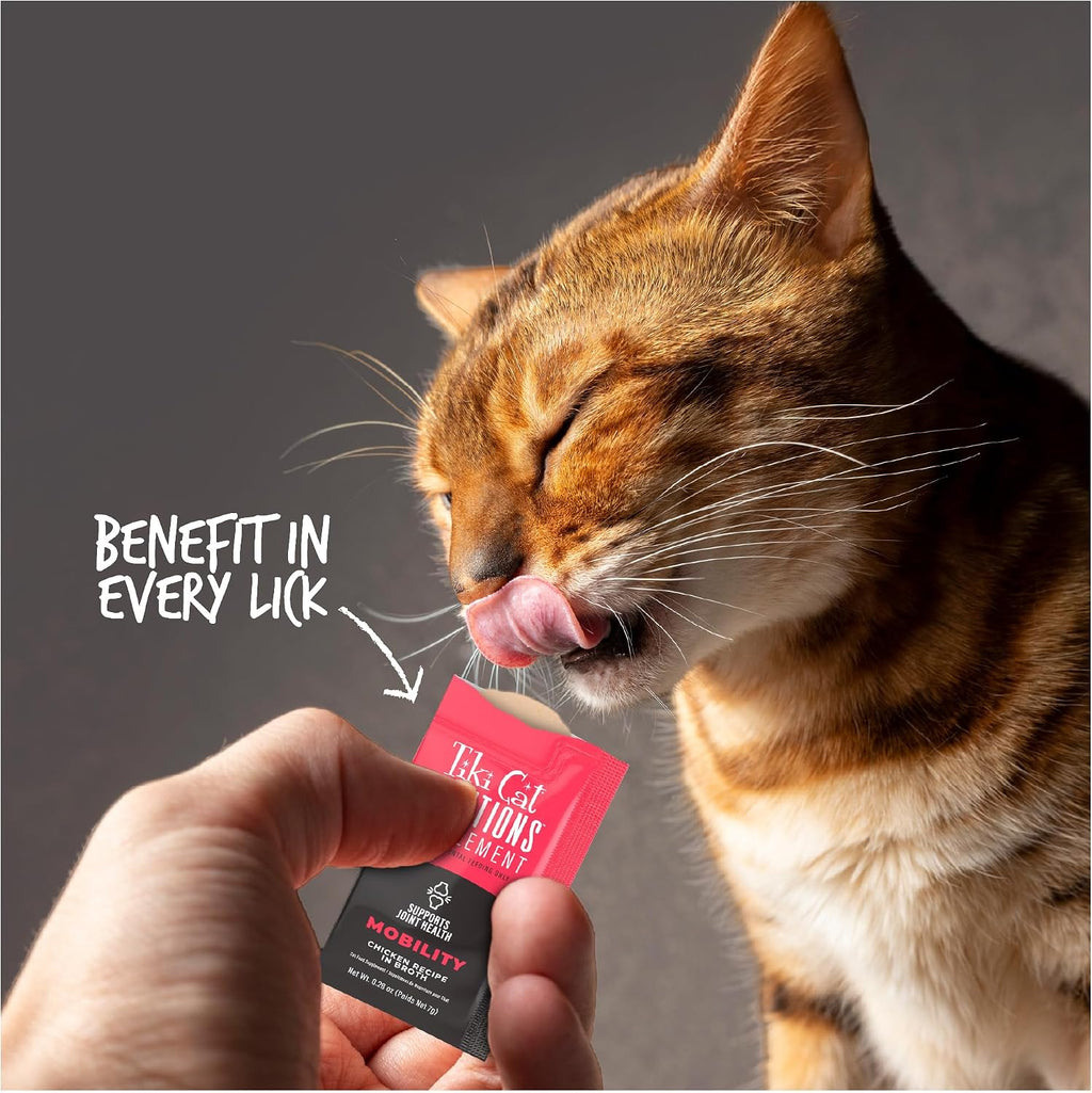 Tiki Cat Solutions Mobility Mousse nutritional information on pouch