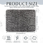 Drydiet thermal pet mats showing the non slip rubber dot backing for stability.