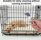 Multi-purpose pet enclosure cleaning brush showing the 17.5 centimeter handle length
