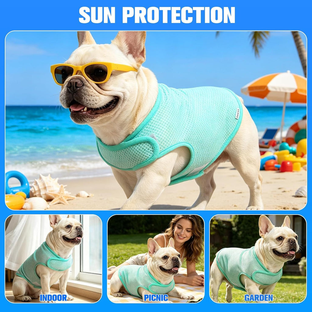 EXPAWLORER sun protection dog jacket fabric texture close up view