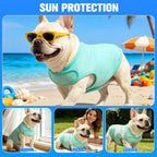 EXPAWLORER sun protection dog jacket fabric texture close up view