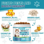 CPFK flea and tick cat supplement showing premium ingredients list