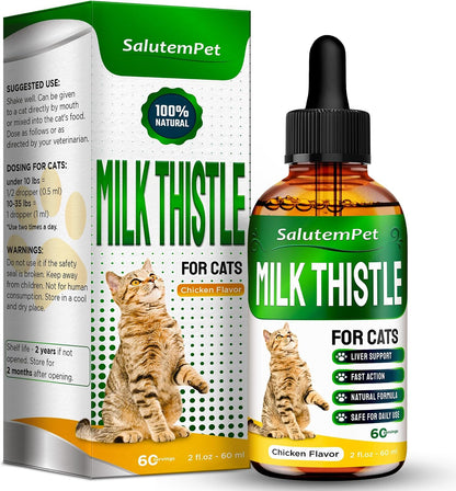 Milk Thistle for Dogs | Dog Liver Supplement for All Ages and Breeds | Here is Only Herbal Composition | + Attractive and Super Yummy Bacon Flavor | 2 Oz - Image 9