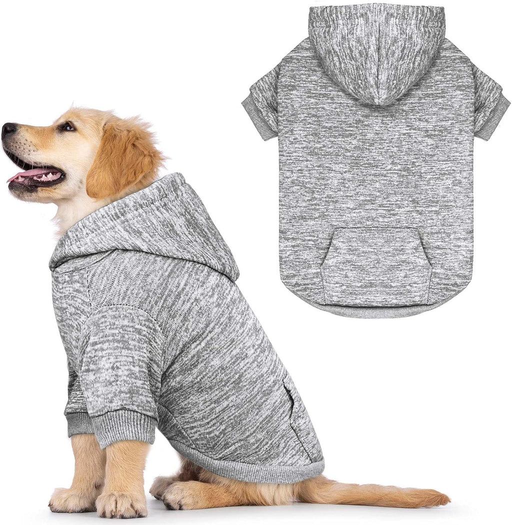 Dog Sweaters for Large Dogs Dog Hoodie Fleece Sweater Soft Clothes Sweatshirt with Pocket Hoodie for Large Dogs(Black&XXL) - Image 13