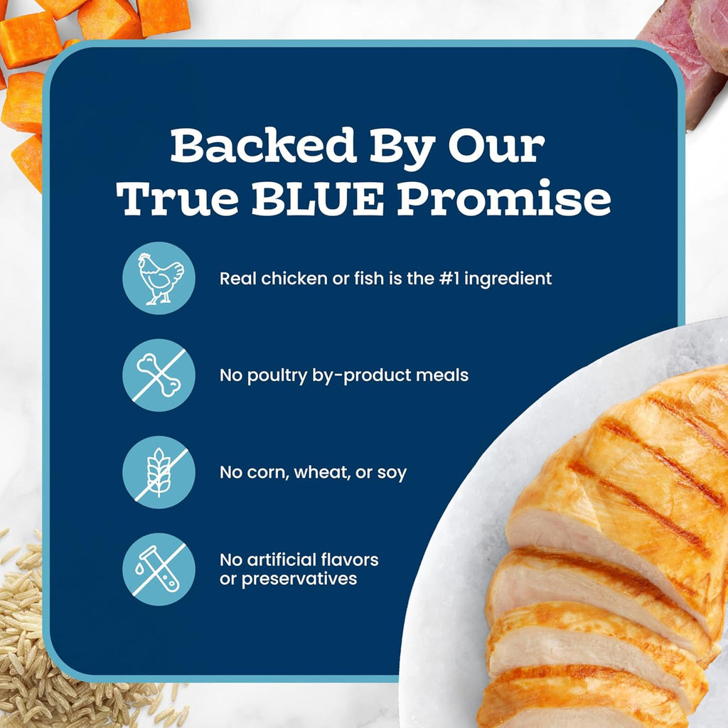 Blue Buffalo 12 count cat food complement box top angle authentic USA import