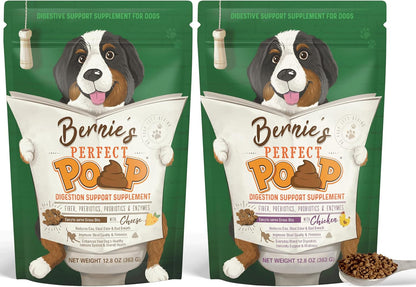 Perfect Poop Digestion & General Health Supplement for Dogs: Fiber, Prebiotics, Probiotics & Enzymes Relieve Digestive Conditions, Optimize Stool, and Improve Health (Cheddar Cheese, 12.8 oz) - Image 14