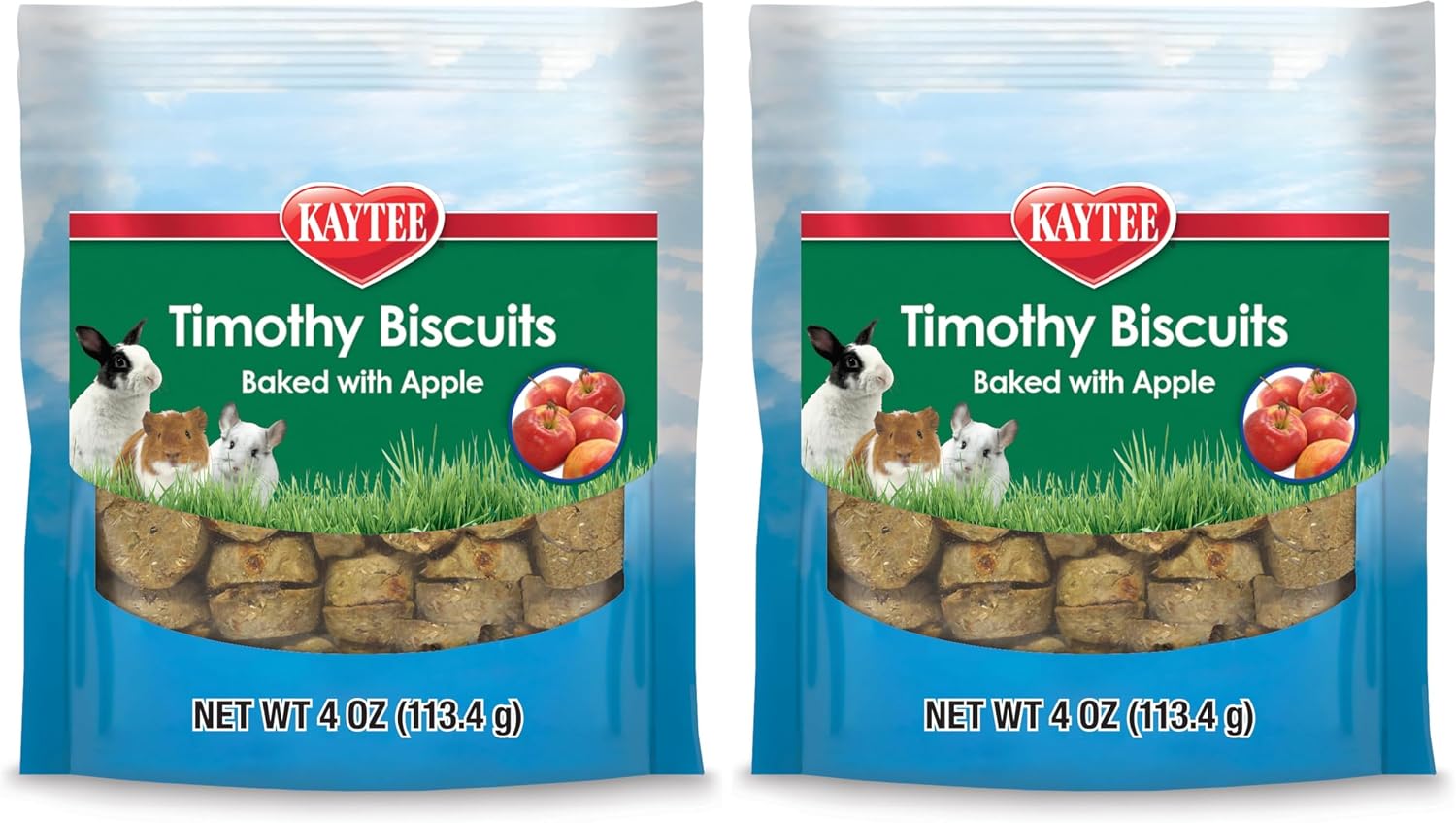 Kaytee Timothy Biscuits Baked Treat for Pet Guinea Pigs, Rabbits & Other Small Animals, Apple, 4 oz - Image 13