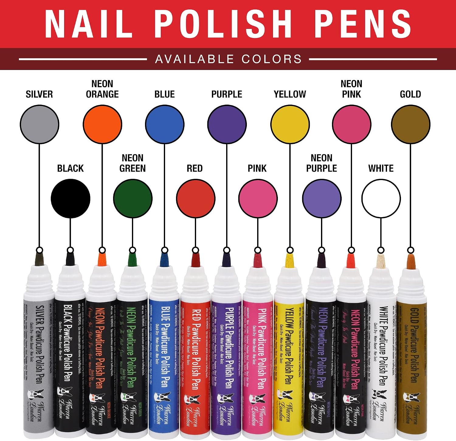 Hand holding Warren London Pawdicure pen for pet grooming