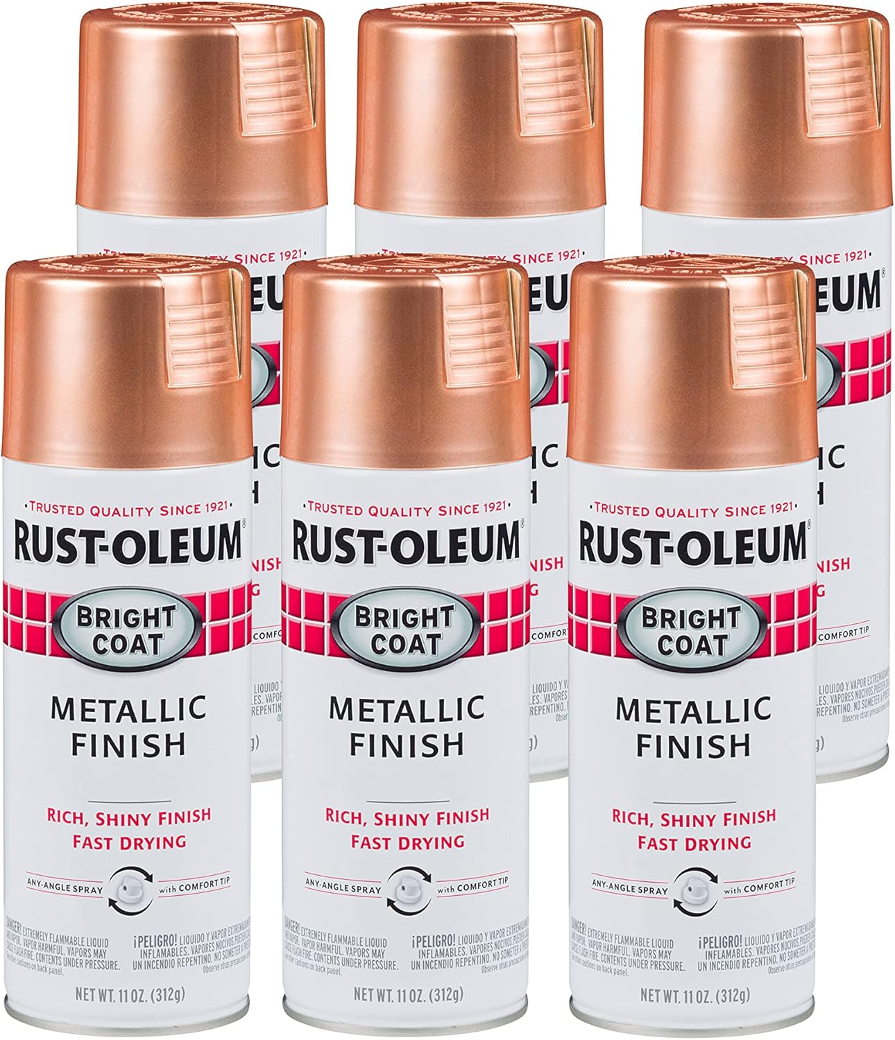 Rust-Oleum 7718830 Stops Rust Bright Coat Metallic Spray Paint, 11 Oz, Chrome (Pack of 1) - Image 10