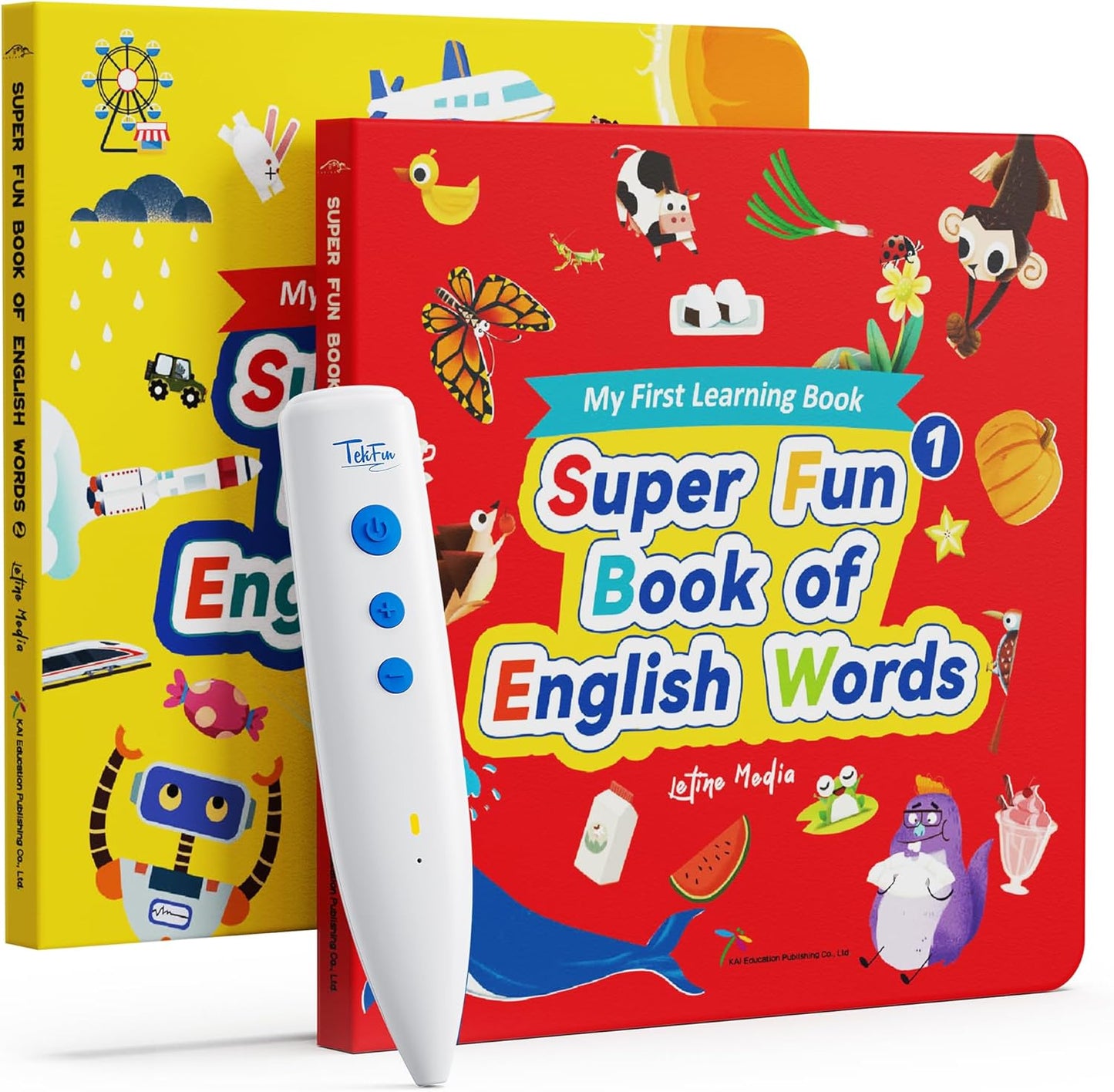 Tekfun Learn to Read Sound Books with Talking Pen front view