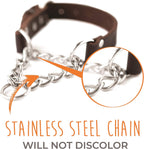 Escape proof limited cinch martingale collar for large breed dogs