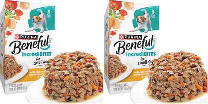 Beneful Purina Small Breed Wet Dog Food Variety Pack,IncrediBites with Real Beef,Chicken and Salmon - 3 Oz. Cans,(Pack of 60) - Image 14