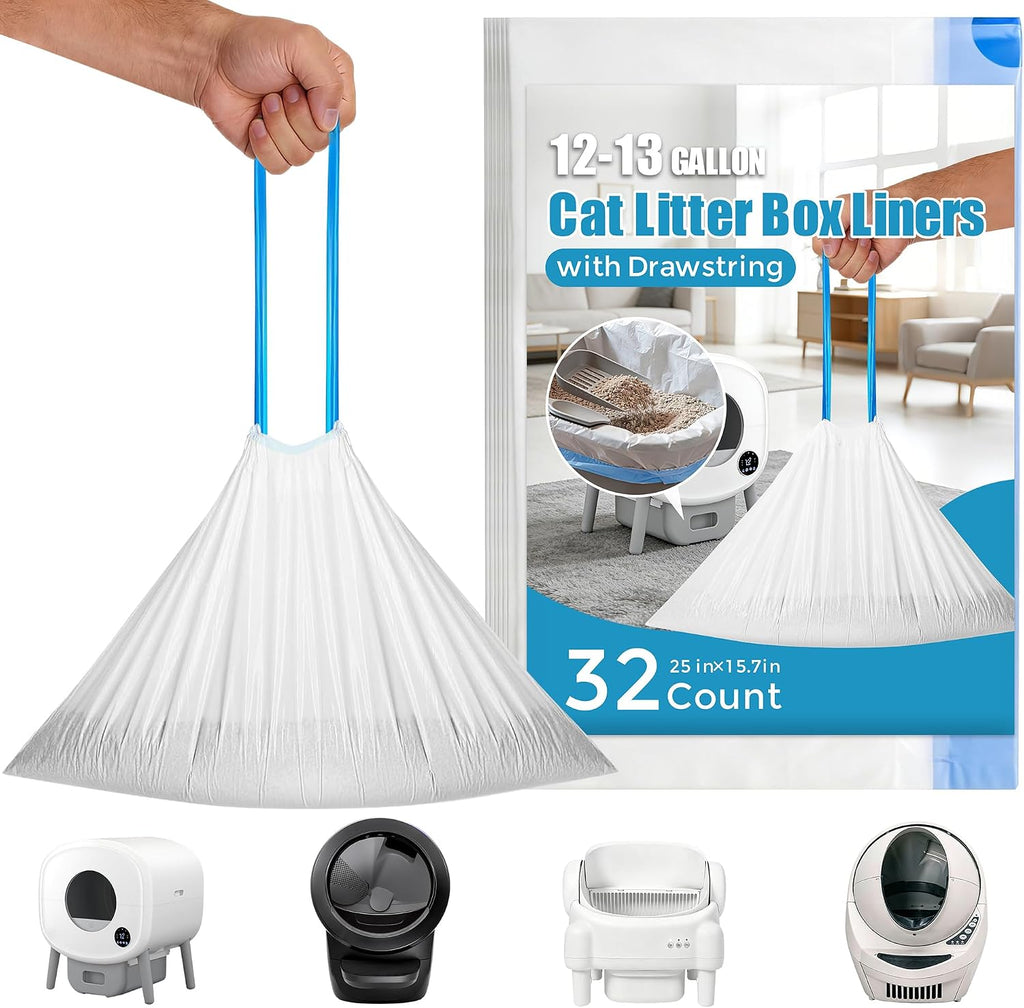 Ginkgo automatic cat litter box waste liners packaging front view