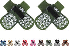 Instructions on how to measure dog paws for correct sock size