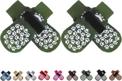EXPAWLORER Anti Slip Dog Socks to Prevent Licking Paws, Dog Shoes for Hot Pavement, Dog Booties for Small Medium Large Senior Dogs, Traction Control Boots & Paw Protectors for Hardwood Floors - Image 10