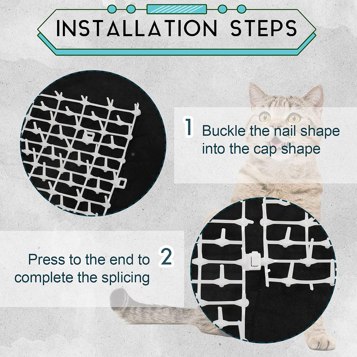Zopeal garden cat repellent mat spikes