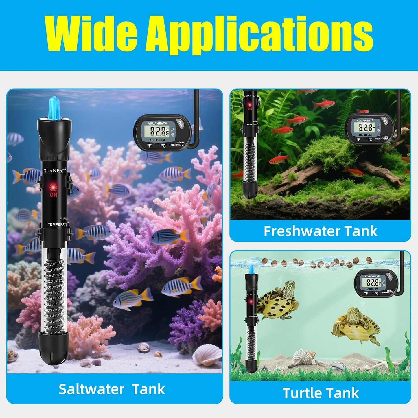 Side profile of Aquaneat submersible heating rod