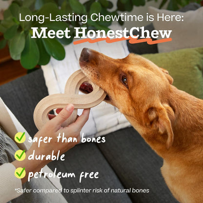 Woof HonestChew Infinity branding and packaging