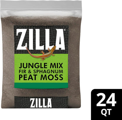 Zilla Pet Reptile Terrarium Substrate Bedding, Jungle Mix, for Frogs, Rainforest Geckos, Toads and Snakes, 24 Quart - Image 9