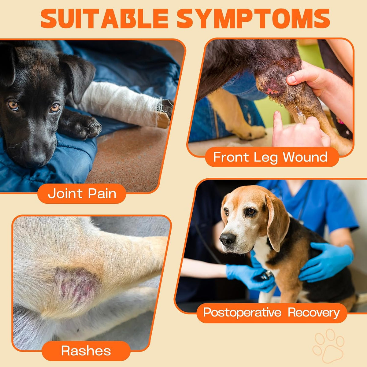 Breathable pet surgery recovery suit alternative left leg protector