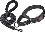 Haapaw imported premium dog collar with lockable buckle feature