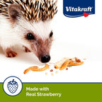 Back label of Sunseed Vita Prima hedgehog snack showing ingredients