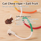 Detailed view of bite-resistant cat toy texture